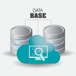database design vector image