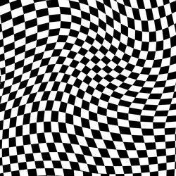 groovy retro pattern background in psychedelic vector image