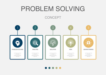 Problem Solving Concepts & Ideas vector image