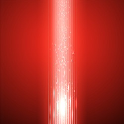 Red background with stream of binary code vector