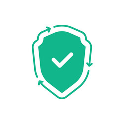 complete cycle of tech support or secure icon vector image