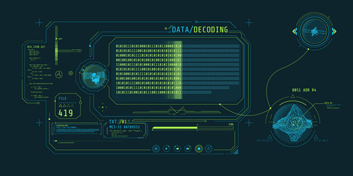 interface for decoding object data received from vector image