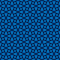 seamless pattern in arabic style vector