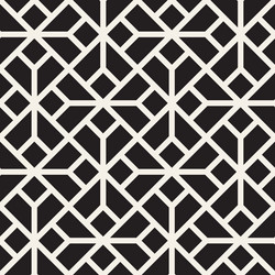 Seamless pattern repeating geometric elements vector