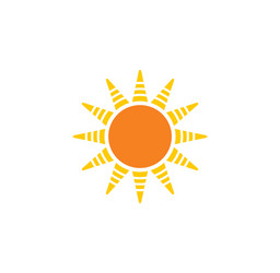 sun related icon on background for graphic and web vector image