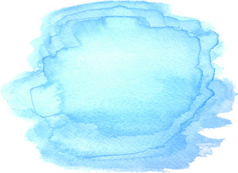 Blue Watercolor Texture Vector Image
