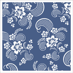 Batik design style patterns are same for fabric vector