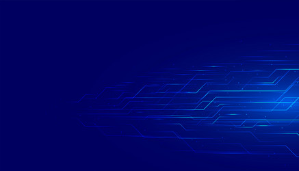 futuristic and abstract digital tech circuit mesh vector image