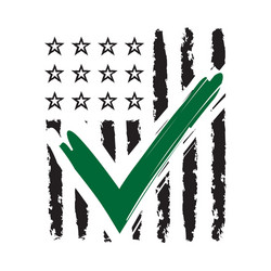 presidential election usa sign Vector Image