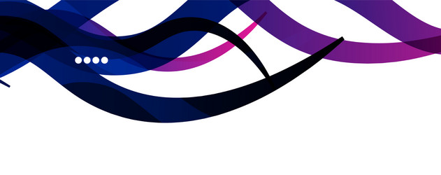Abstract background - transparent overlapping wavy vector