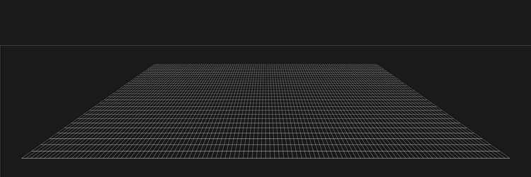 Tilted skew 3d grid mesh vector