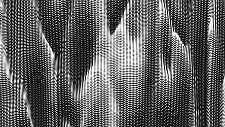 point wave vertical threads texture abstract dot vector image