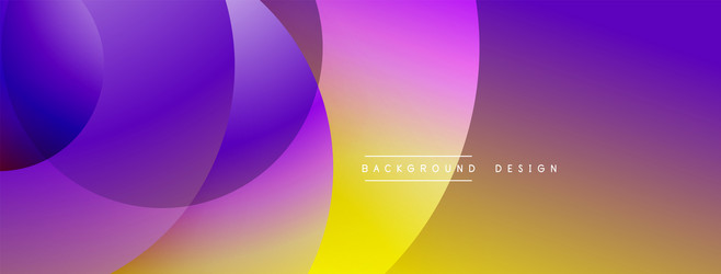 abstract gradient background features overlapping vector image