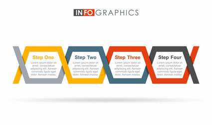 infographic design template with place for your vector