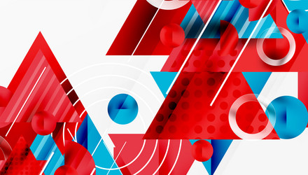 sleek abstract background - layered triangles vector image