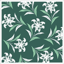 batik design style patterns are same for fabric vector image