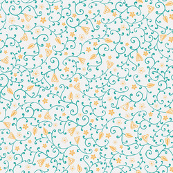 Seamless pattern with leaf abstract texture vector