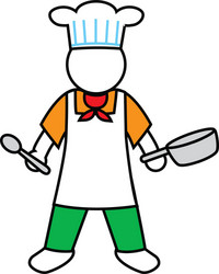 Chef icon vector