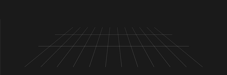 tilted skew 3d grid mesh vector image