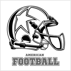 Football championship logo with ball sport vector
