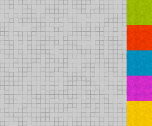 set of mosaic patterns with random squares 5 vector image