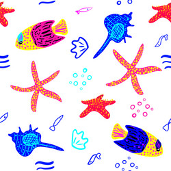 neon seamless pattern Vector Image