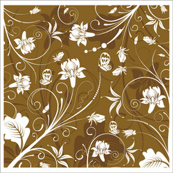 batik design style patterns are same for fabric vector image