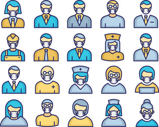 Professional icons set that can easily mod vector