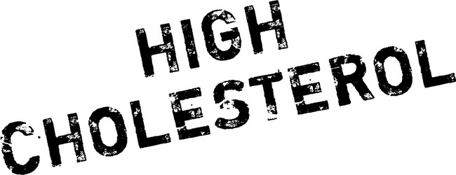 High cholesterol rubber stamp Royalty Free Vector Image