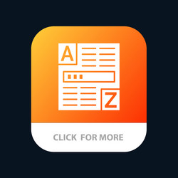 browser web code internet mobile app icon design vector image