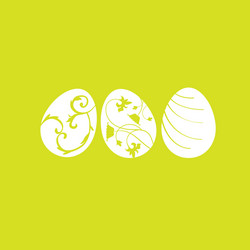 Easter eggs banner set Royalty Free Vector Image