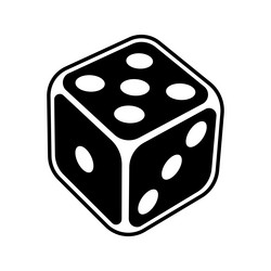 Playing dice game craps image vector