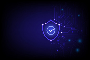 security of internet storage database and data vector image