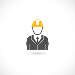 Engineer concept icon Royalty Free Vector Image