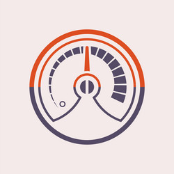 Gauge meter Royalty Free Vector Image - VectorStock