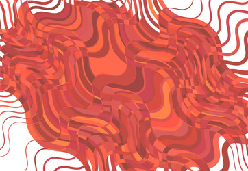 mosaic background tessellation pattern red wavy vector image