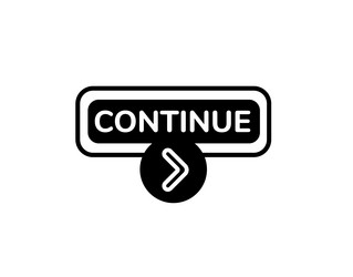 simple bold button design with arrow encouraging vector image