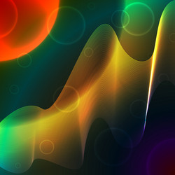 Abstract shiny waves vector