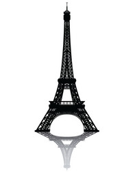 Eiffel Tower Silhouette vector image