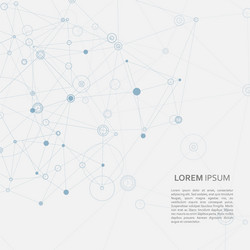structure molecule and communication background vector image