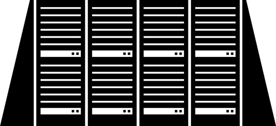 high level performance supercomputer vector image