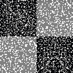 Abstract square pixel mosaic background vector