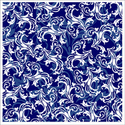 batik design style patterns are same for fabric vector image