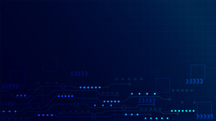 technology background with hi-tech digital data vector image