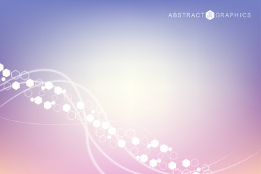 science network pattern connecting lines and dots vector image