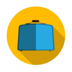 flat design concept suitcase vector