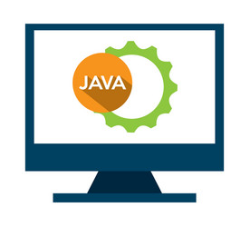 programming language vector image