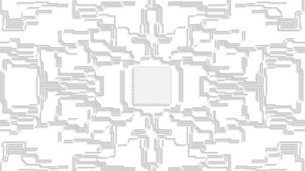 Technology background with hi-tech digital vector