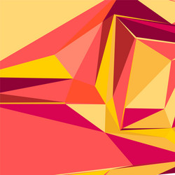 Abstract background with colorful triangles vector