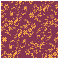 batik design style patterns are same for fabric vector image